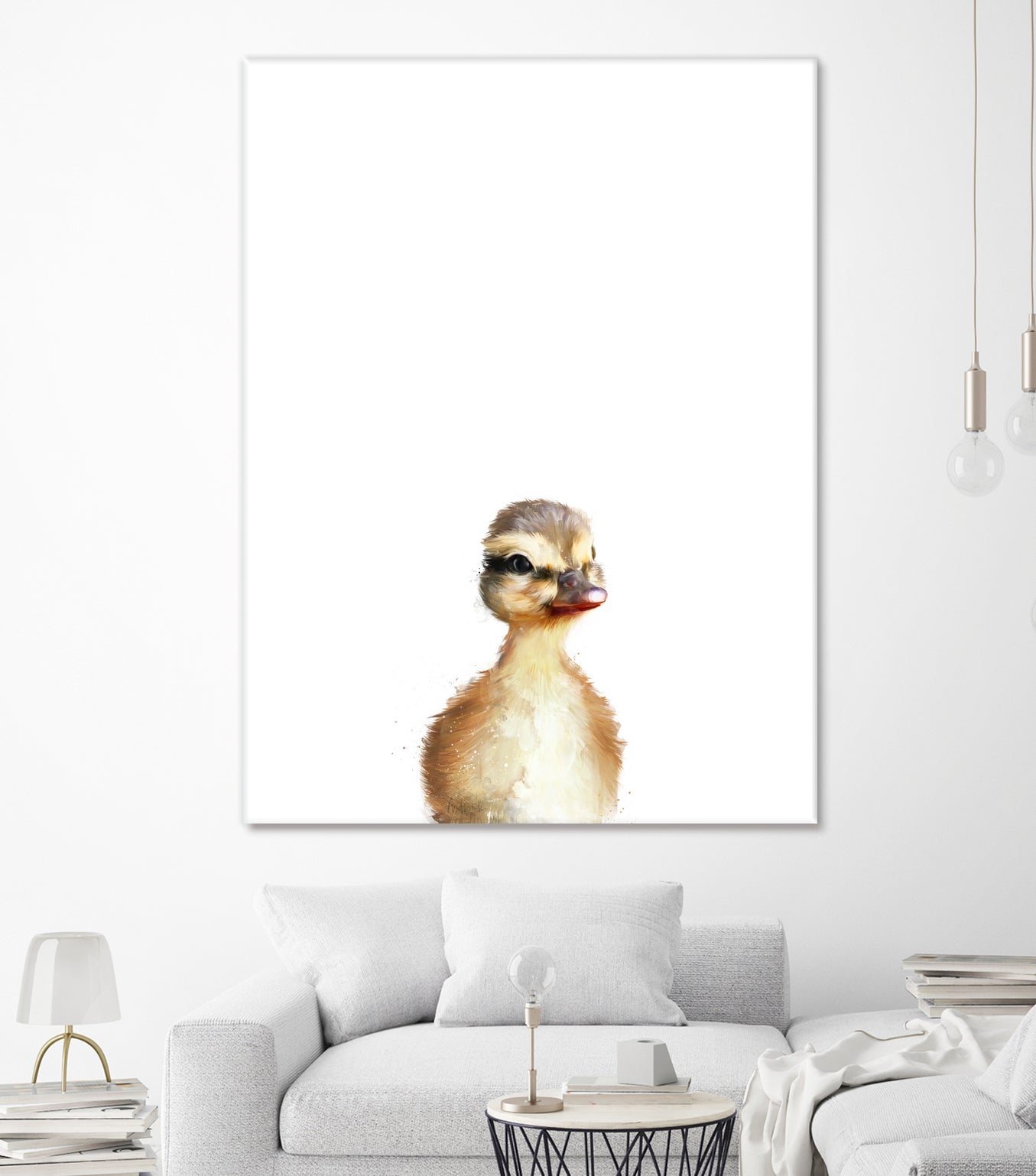 Little Duck by Amy Hamilton on GIANT ART - yellow digital painting