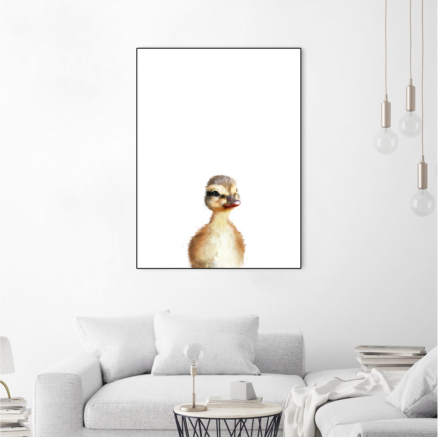 Little Duck by Amy Hamilton on GIANT ART - yellow digital painting