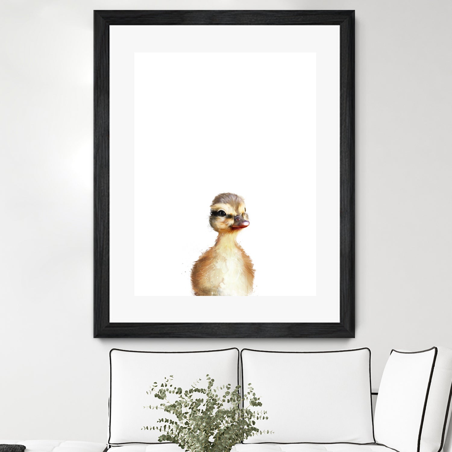 Little Duck by Amy Hamilton on GIANT ART - yellow digital painting