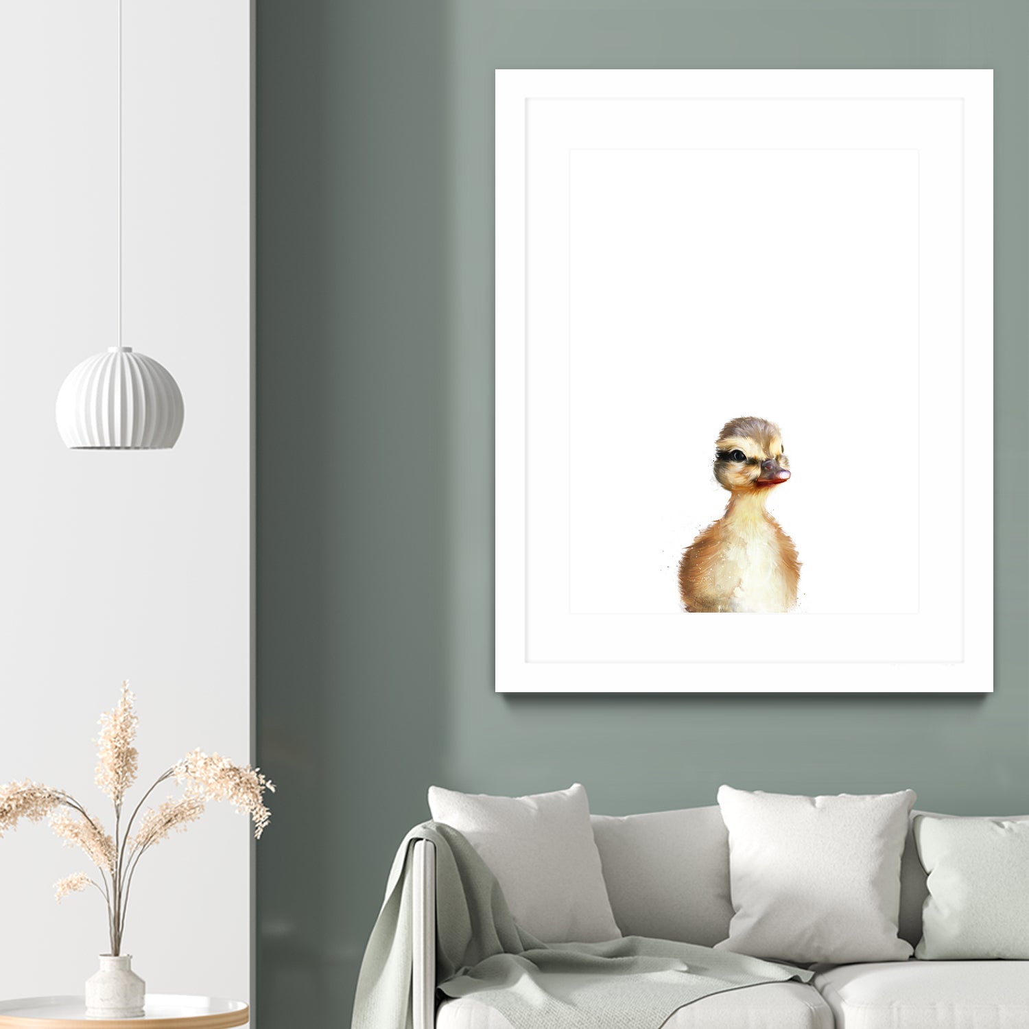 Little Duck by Amy Hamilton on GIANT ART - yellow digital painting