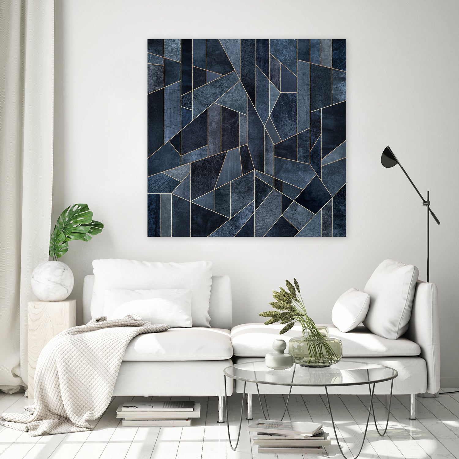 Skyscraper 1 by Elisabeth Fredriksson on GIANT ART - blue digital painting