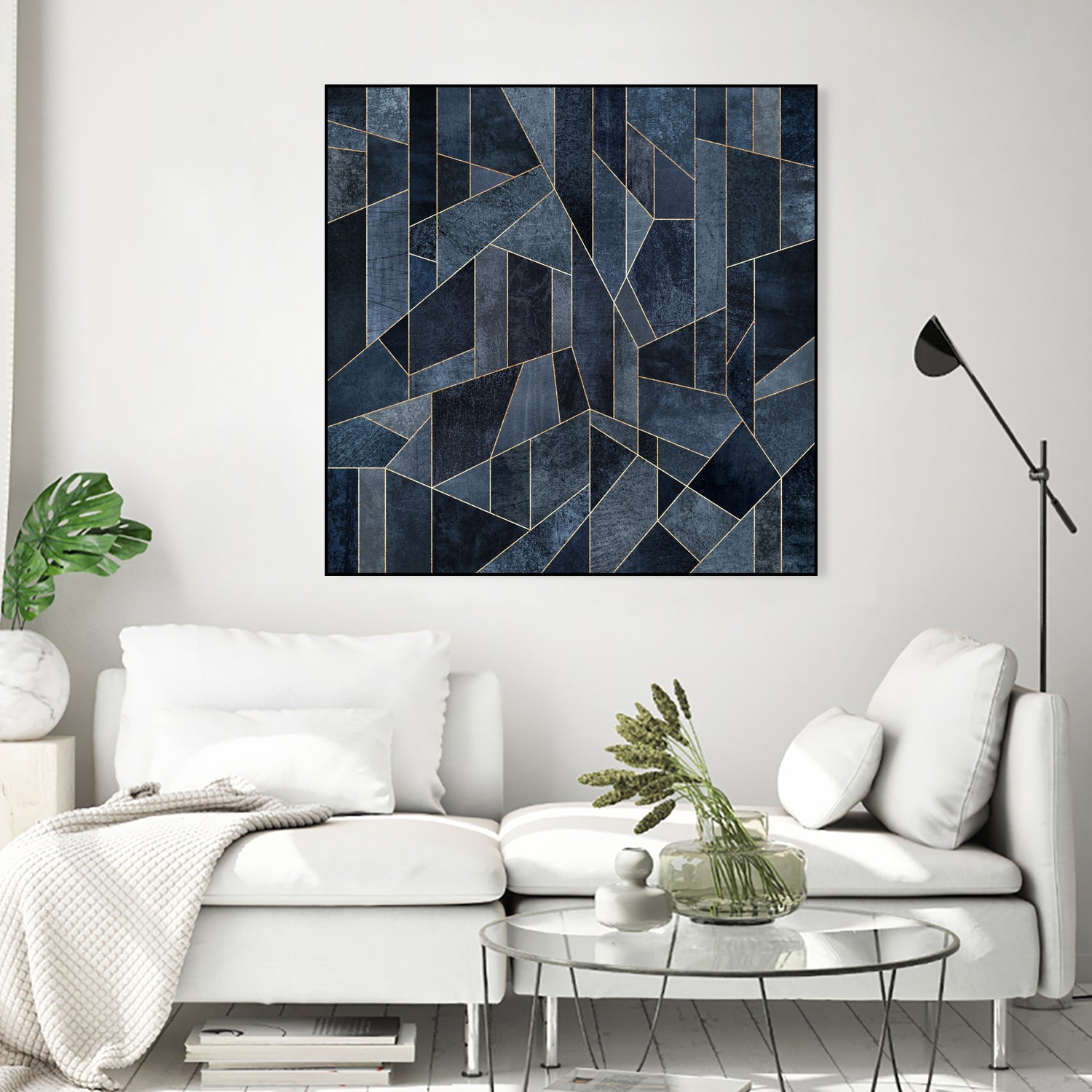 Skyscraper 1 by Elisabeth Fredriksson on GIANT ART - blue digital painting