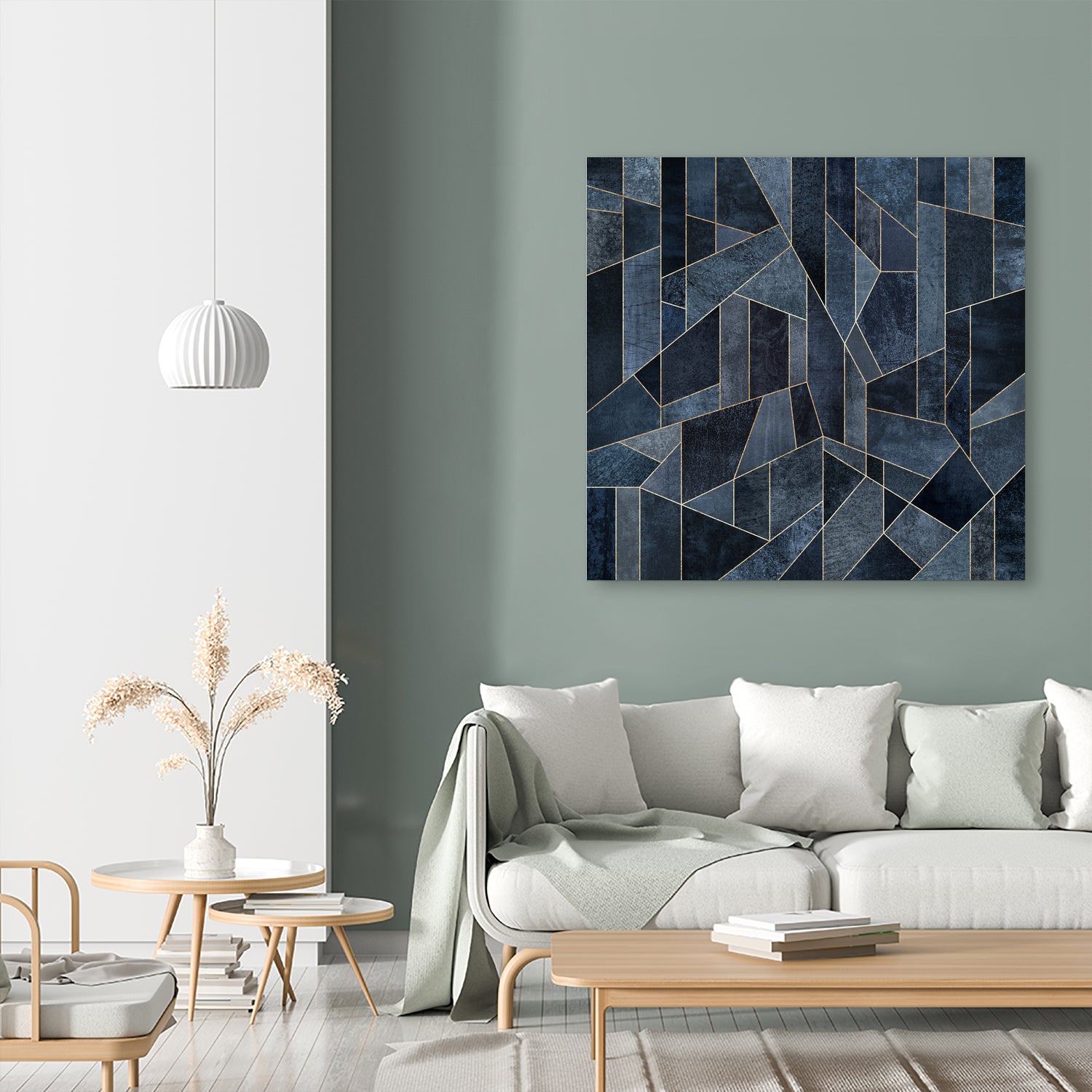 Skyscraper 1 by Elisabeth Fredriksson on GIANT ART - blue digital painting