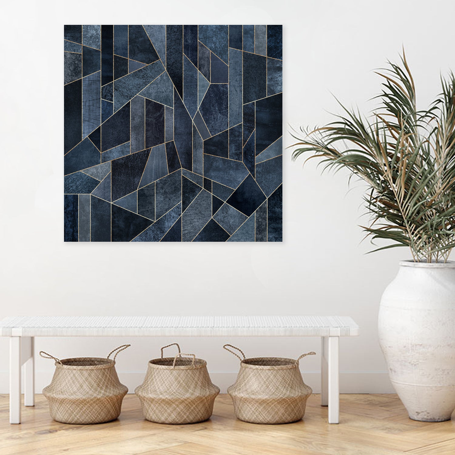Skyscraper 1 by Elisabeth Fredriksson on GIANT ART - blue digital painting