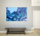 Whisper by L. Renee Jones on GIANT ART - blue mixed media