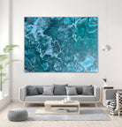 Serenity Sea by L. Renee Jones on GIANT ART - blue mixed media