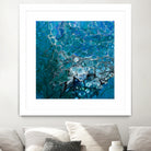 Ocean's Flow by L. Renee Jones on GIANT ART - blue mixed media