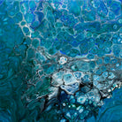 Ocean's Flow by L. Renee Jones on GIANT ART - blue mixed media