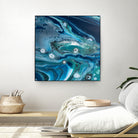 Celestial Seas by L. Renee Jones on GIANT ART - blue mixed media