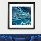 Celestial Seas by L. Renee Jones on GIANT ART - blue mixed media