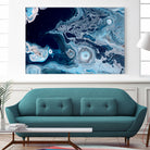 Oceans by L. Renee Jones on GIANT ART - blue mixed media