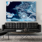 Oceans by L. Renee Jones on GIANT ART - blue mixed media