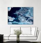 Oceans by L. Renee Jones on GIANT ART - blue mixed media