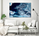 Oceans by L. Renee Jones on GIANT ART - blue mixed media