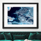 Oceans by L. Renee Jones on GIANT ART - blue mixed media