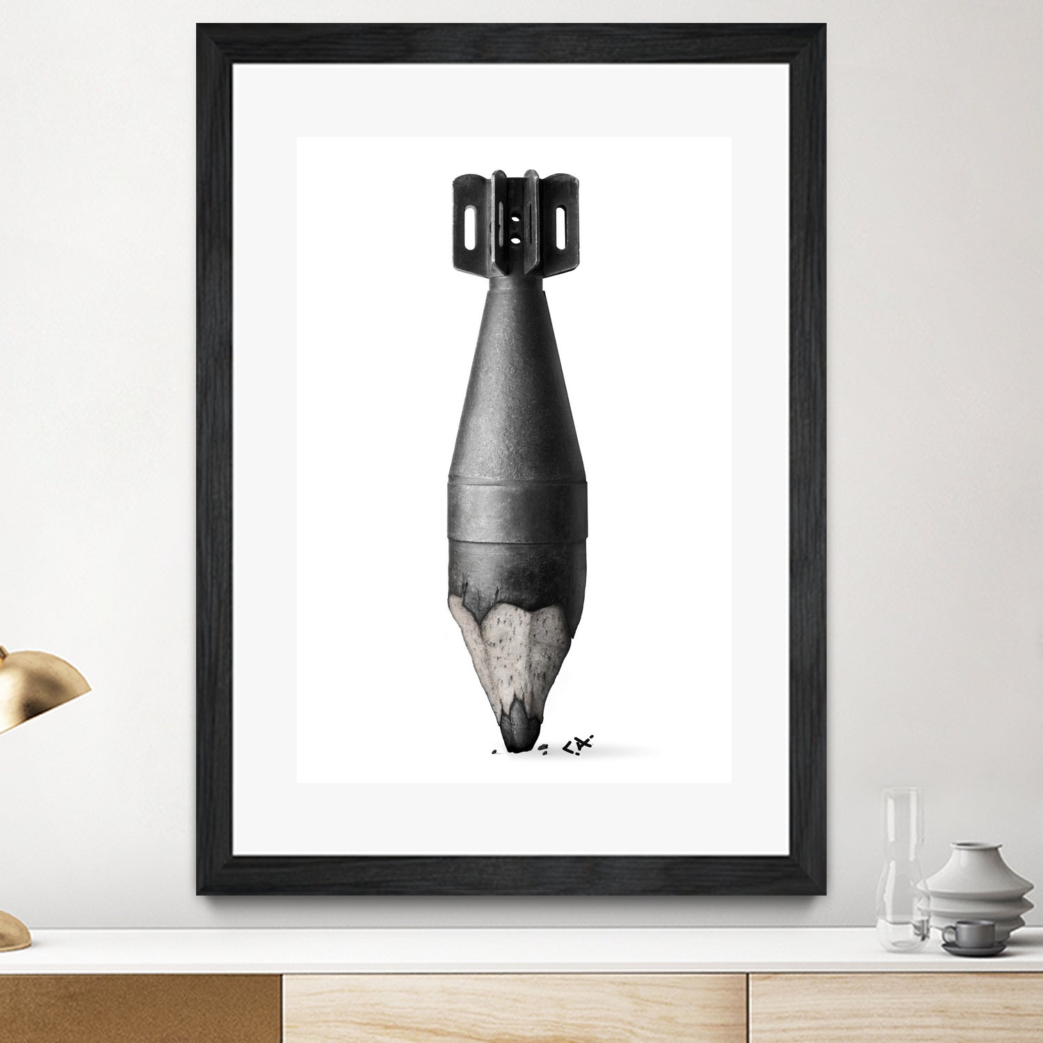 Penci Bomb by Catalin Anastase on GIANT ART - black digital painting