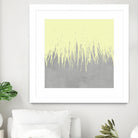 Concrete Fringe Yellow by Emeline Tate-Robertson on GIANT ART - yellow digital painting