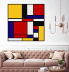 Mondrian De Stijl Art Movement by Saadana Shanmukam on GIANT ART - red digital drawing