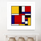 Mondrian De Stijl Art Movement by Saadana Shanmukam on GIANT ART - red digital drawing