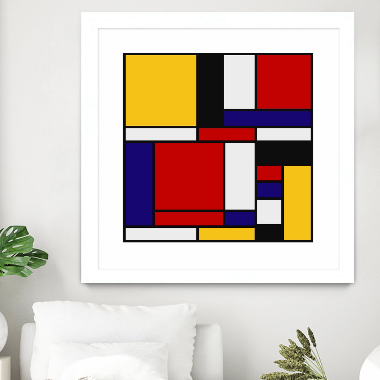 Mondrian De Stijl Art Movement by Saadana Shanmukam on GIANT ART - red digital drawing