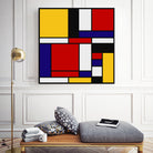 Mondrian De Stijl Art Movement by Saadana Shanmukam on GIANT ART - red digital drawing