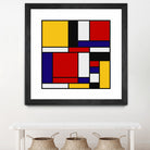 Mondrian De Stijl Art Movement by Saadana Shanmukam on GIANT ART - red digital drawing