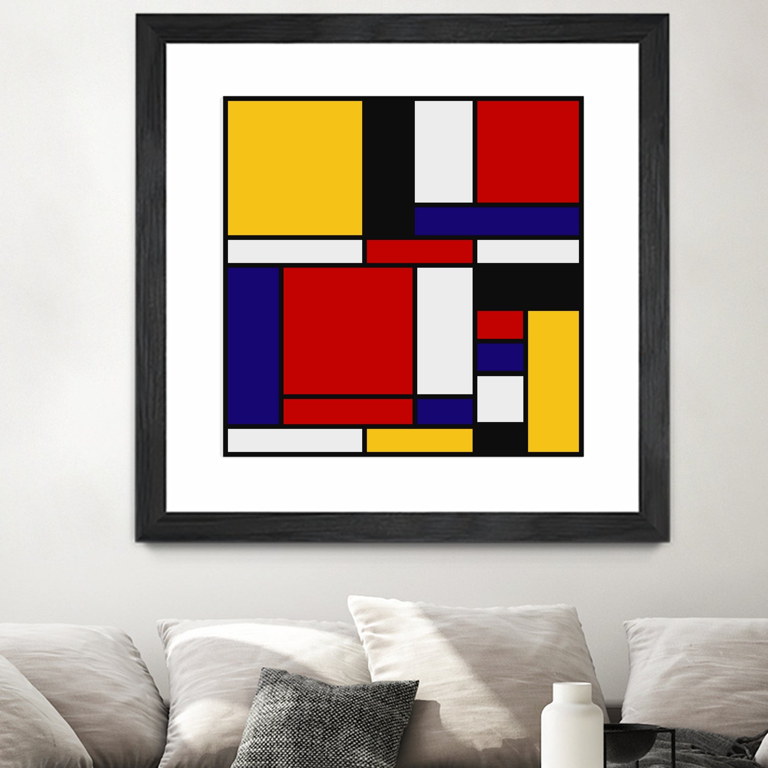 Mondrian De Stijl Art Movement by Saadana Shanmukam on GIANT ART - red digital drawing