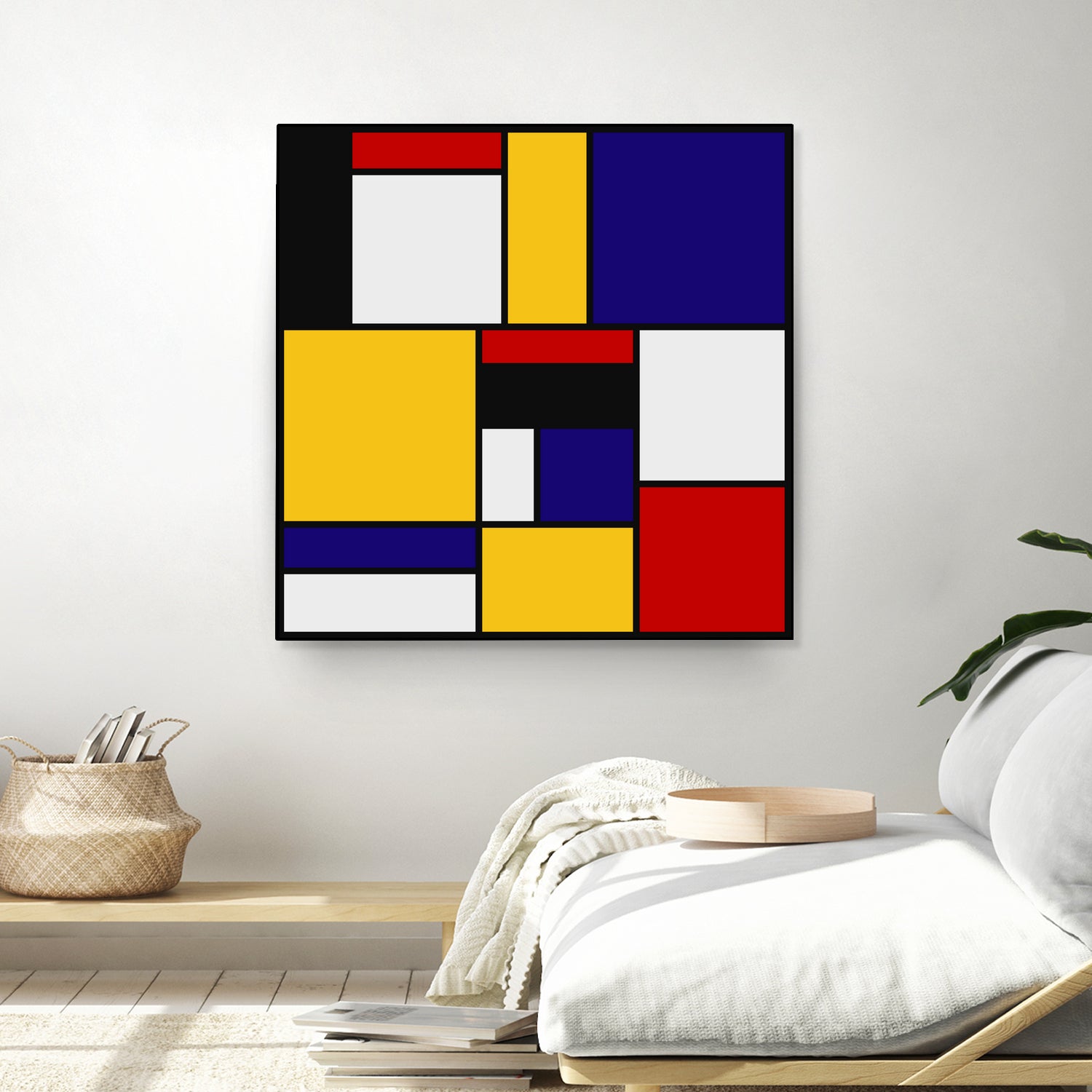 Mondrian De Stijl Art Movement by Saadana Shanmukam on GIANT ART - yellow digital drawing