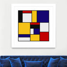 Mondrian De Stijl Art Movement by Saadana Shanmukam on GIANT ART - yellow digital drawing