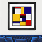 Mondrian De Stijl Art Movement by Saadana Shanmukam on GIANT ART - yellow digital drawing