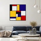 Mondrian De Stijl Art Movement by Saadana Shanmukam on GIANT ART - yellow digital drawing