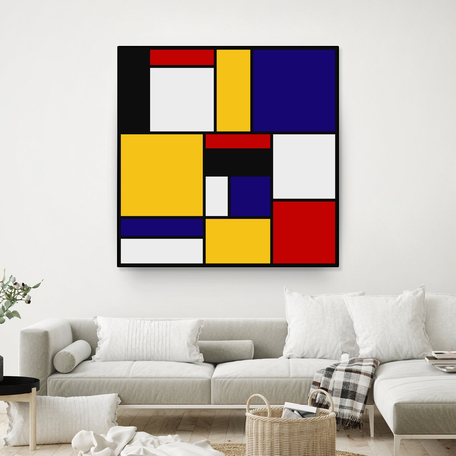 Mondrian De Stijl Art Movement by Saadana Shanmukam on GIANT ART - yellow digital drawing