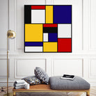 Mondrian De Stijl Art Movement by Saadana Shanmukam on GIANT ART - yellow digital drawing