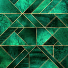 Abstract Nature - Emerald Green by Elisabeth Fredriksson on GIANT ART - green digital painting