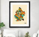 Brooklyn Neighborhoods by Jazzberry Blue on GIANT ART - white vector illustration