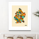 Brooklyn Neighborhoods by Jazzberry Blue on GIANT ART - white vector illustration