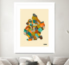 Brooklyn Neighborhoods by Jazzberry Blue on GIANT ART - white vector illustration