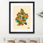 Brooklyn Neighborhoods by Jazzberry Blue on GIANT ART - white vector illustration