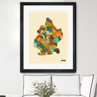 Brooklyn Neighborhoods by Jazzberry Blue on GIANT ART - white vector illustration