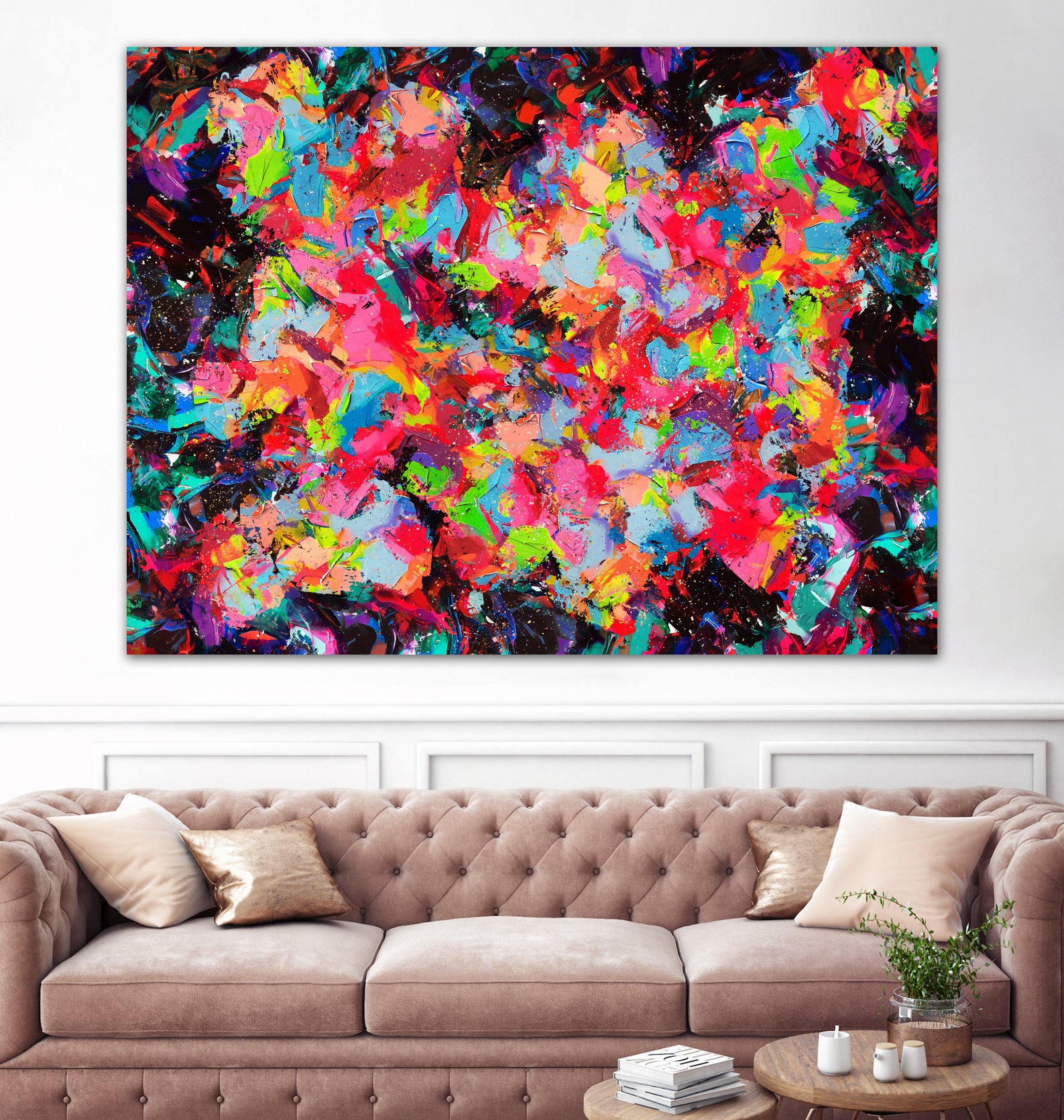 The Colors Life IV by Fran Rosado on GIANT ART - black digital painting