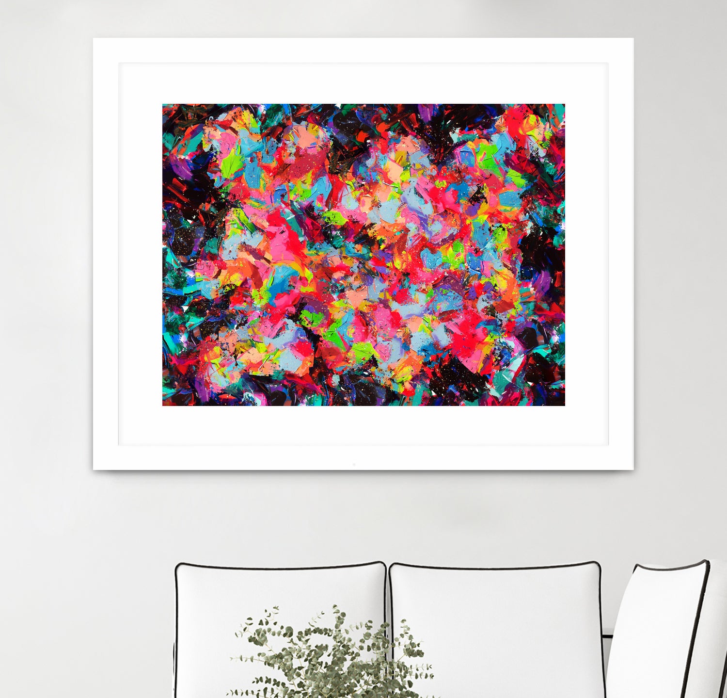 The Colors Life IV by Fran Rosado on GIANT ART - black digital painting