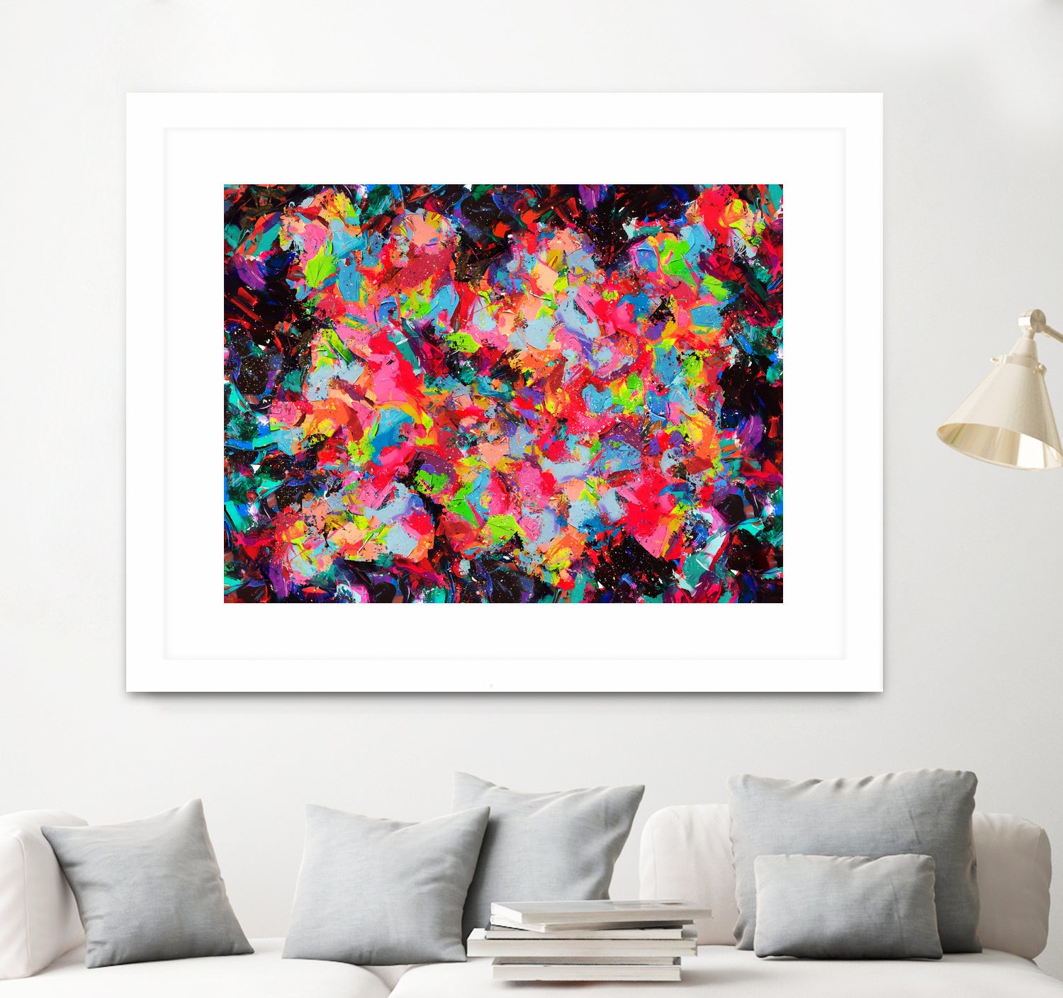 The Colors Life IV by Fran Rosado on GIANT ART - black digital painting