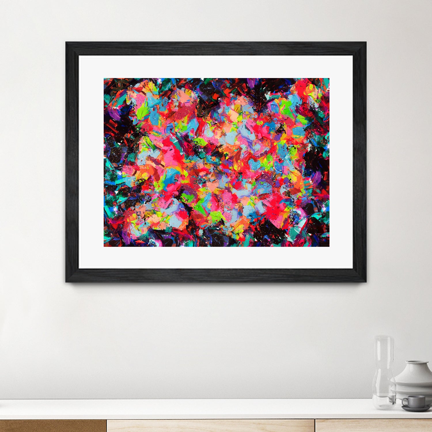 The Colors Life IV by Fran Rosado on GIANT ART - black digital painting