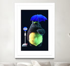 totoro by Jose Barrera on GIANT ART - blue 3d art