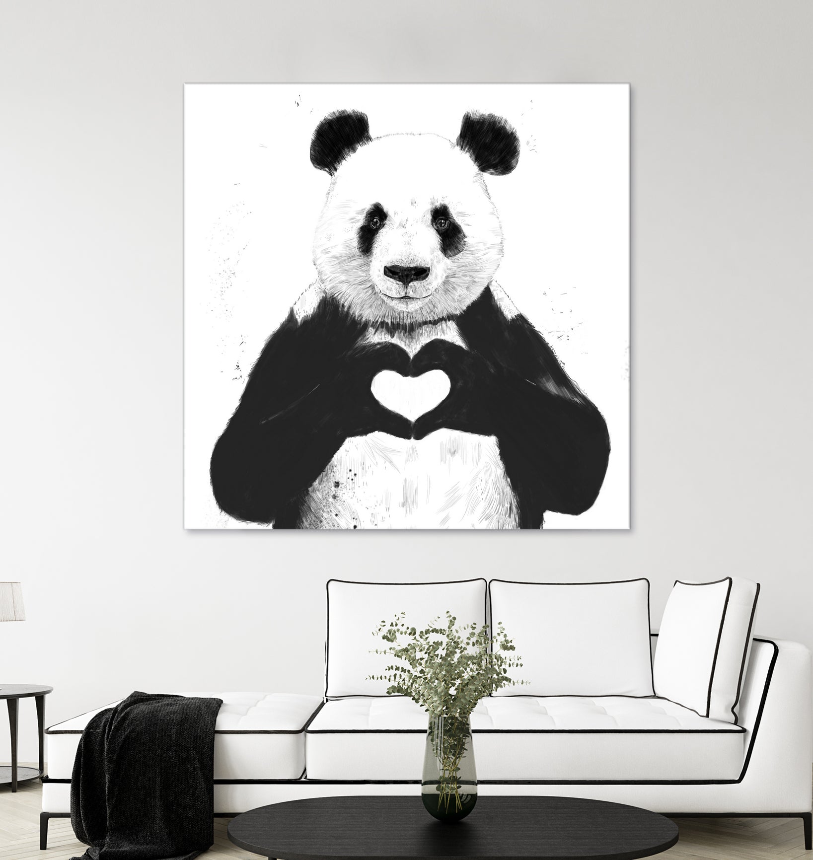 All you need is love by Solti Balázs on GIANT ART - black digital drawing