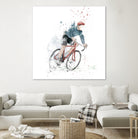 I want to ride my bicycle by Solti Balázs on GIANT ART - white mixed media