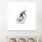 I want to ride my bicycle by Solti Balázs on GIANT ART - white mixed media