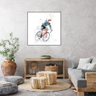 I want to ride my bicycle by Solti Balázs on GIANT ART - white mixed media