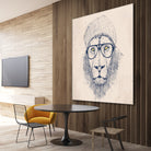 Cool lion by Solti Balázs on GIANT ART - brown digital painting