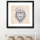 Cool lion by Solti Balázs on GIANT ART - brown digital painting